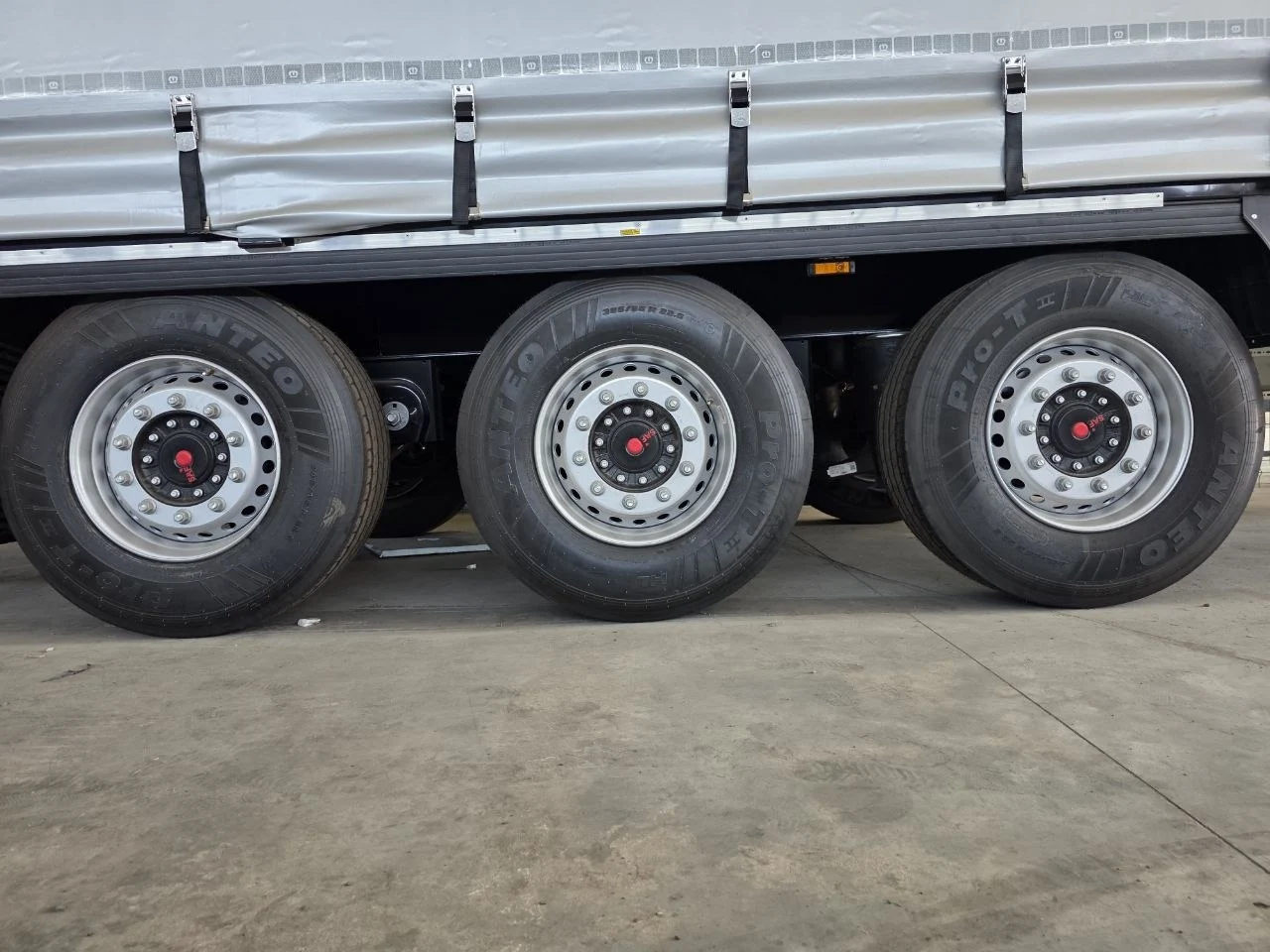 KRONE Profi Liner — оси и колёса